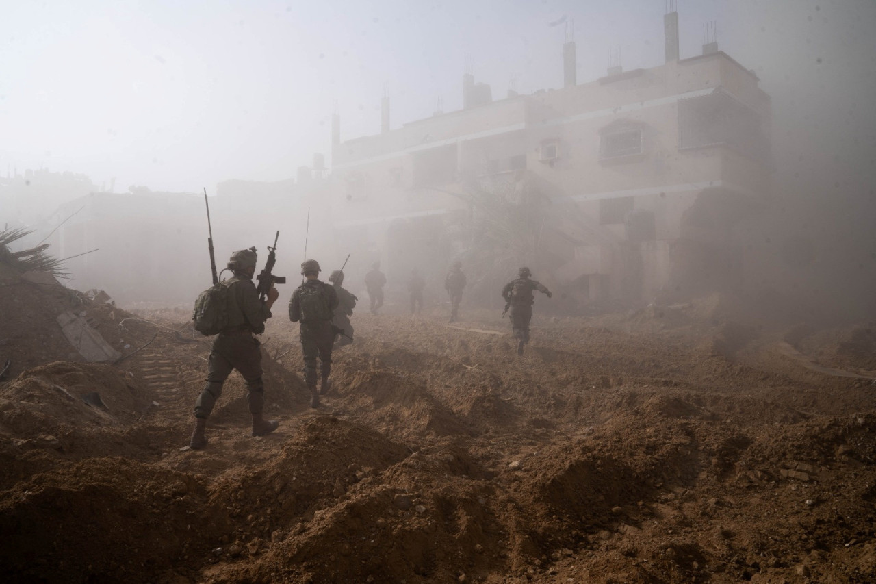 Ejército israelí en Gaza. Foto: Reuters.