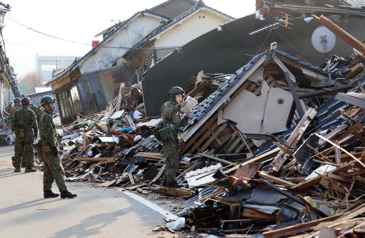 Terremoto en Japón. Foto: EFE.