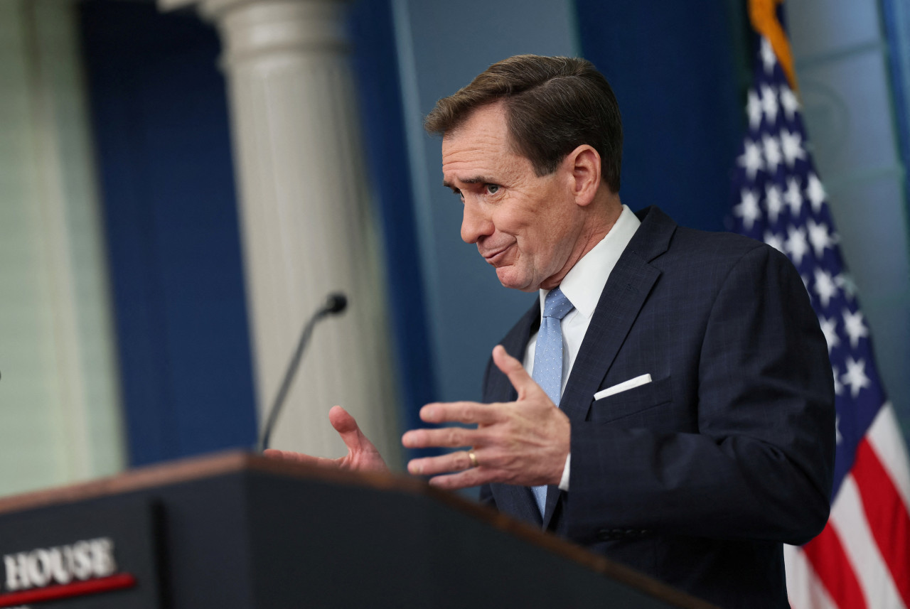 John Kirby, portavoz de la Casa Blanca. Foto: REUTERS.