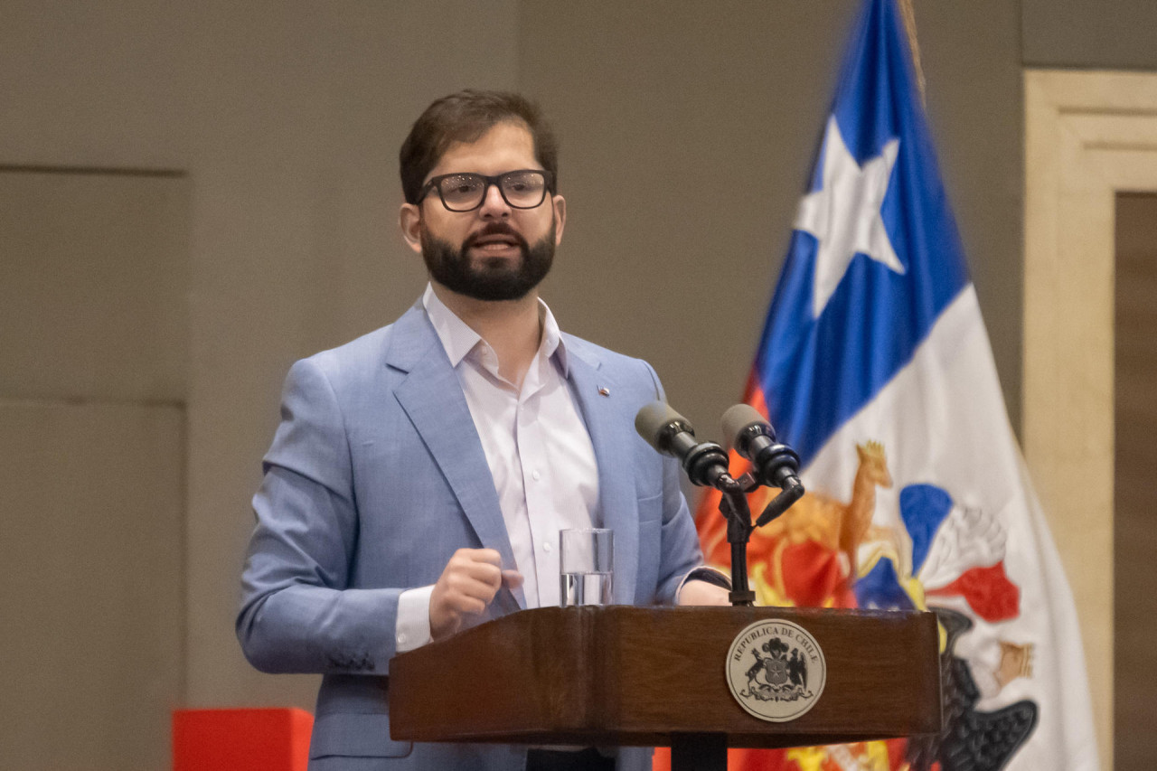 Gabriel Boric, presidente de Chile. Foto: EFE