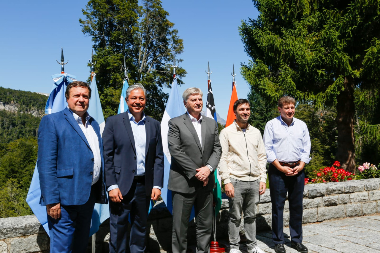 Cumbre de gobernadores en la Patagonia. Foto: @rionegrogob