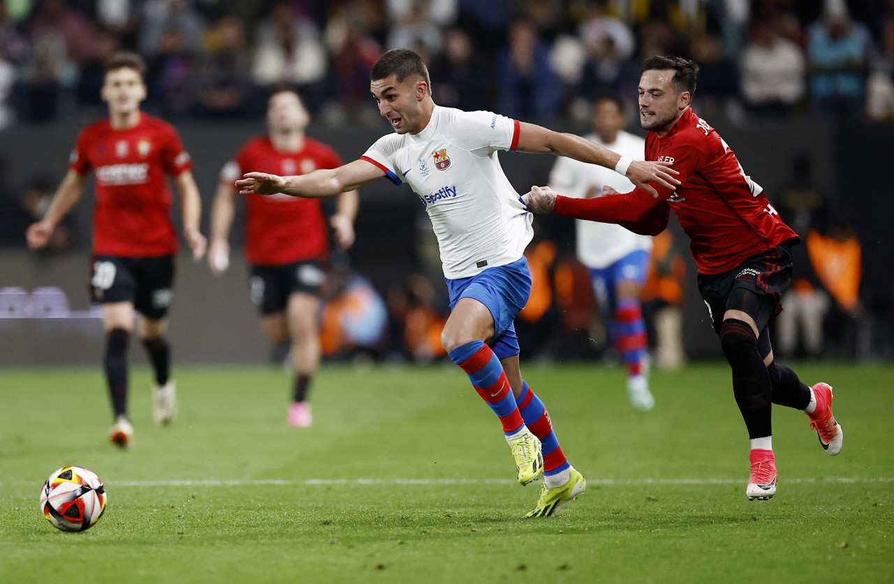 Supercopa de España, Barcelona vs. Osasuna. Foto: REUTERS.