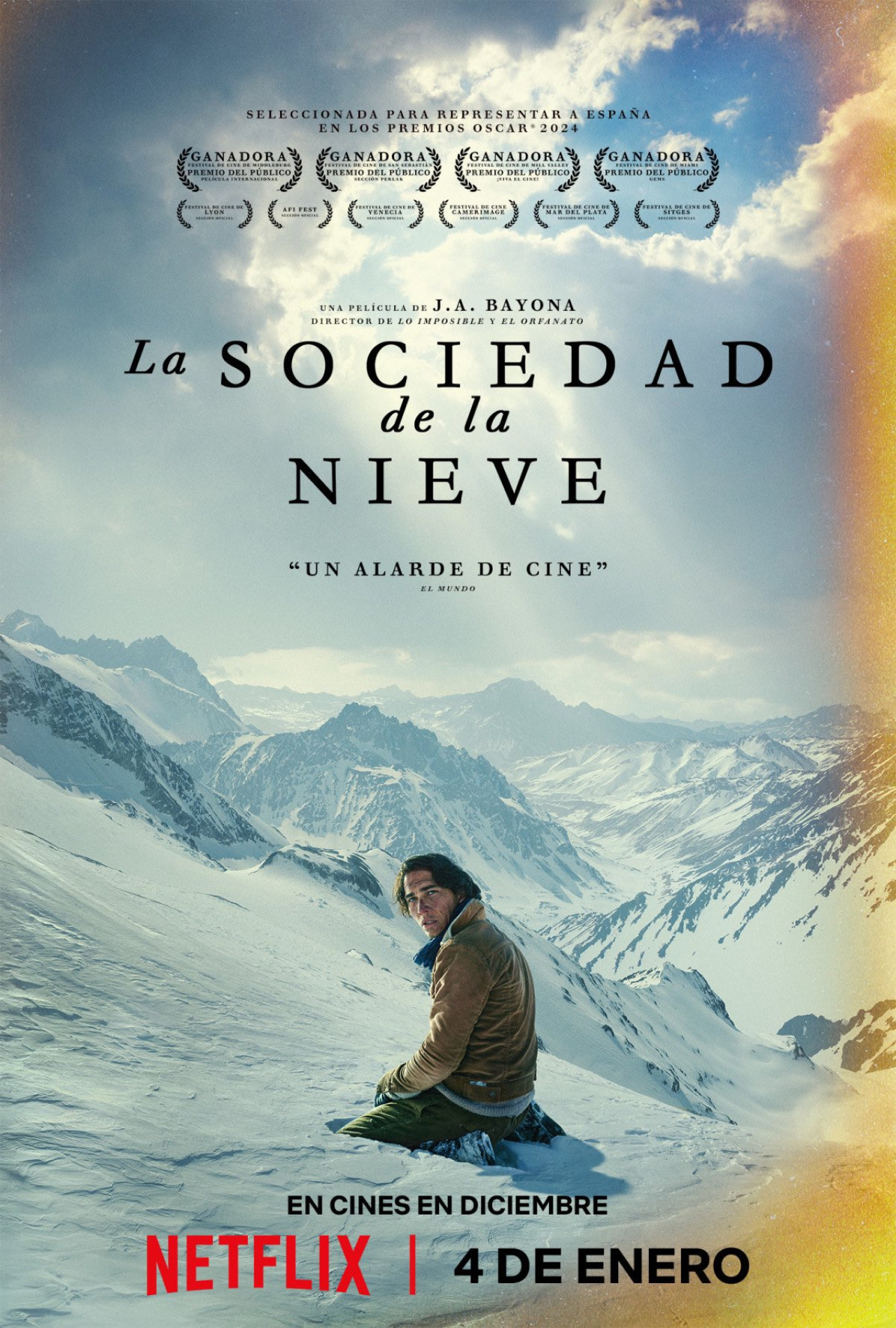 La Sociedad de la nieve. película. Foto: Twitter