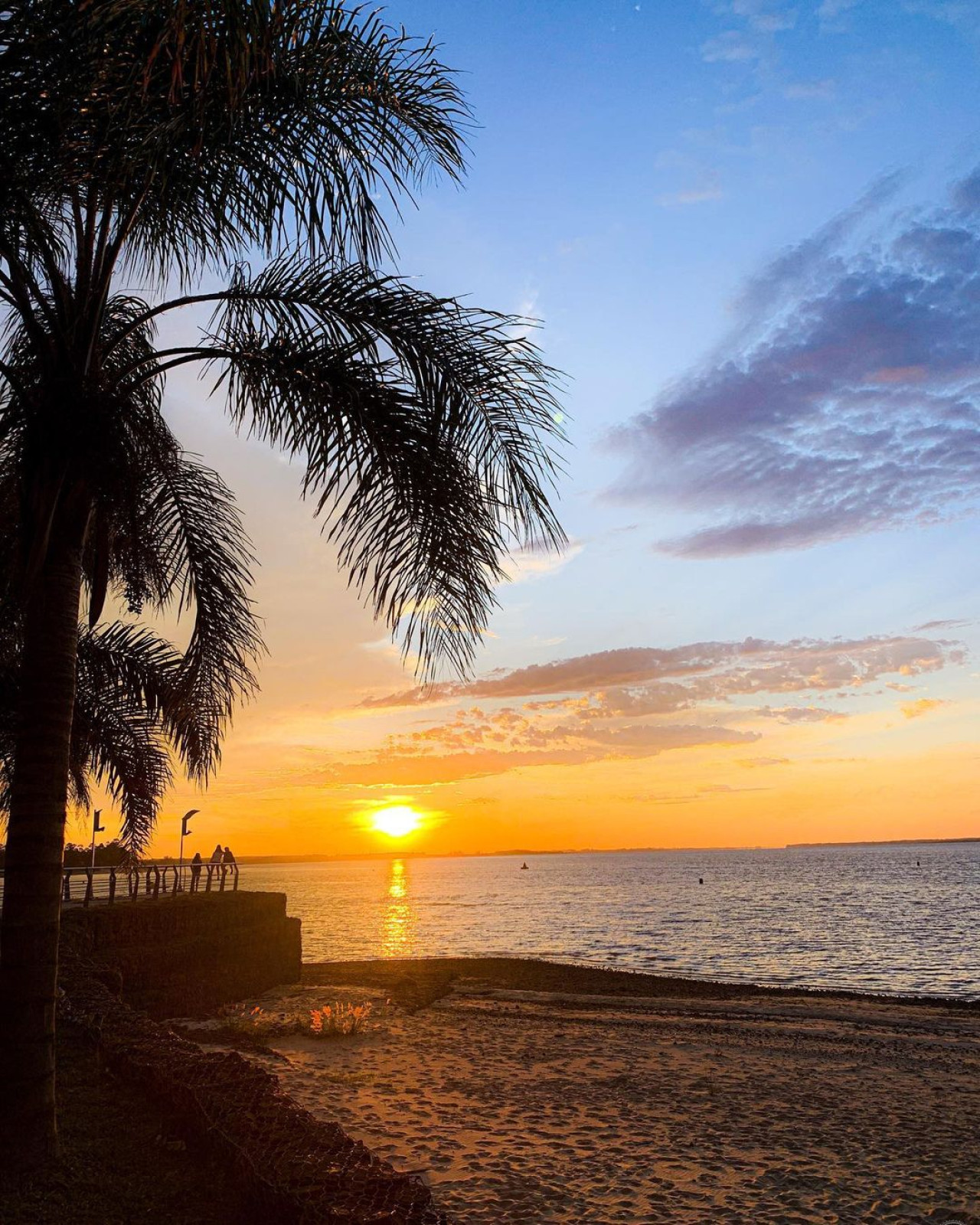 Playa Santa Ana, Federación, Entre Ríos. Foto: Instagram.