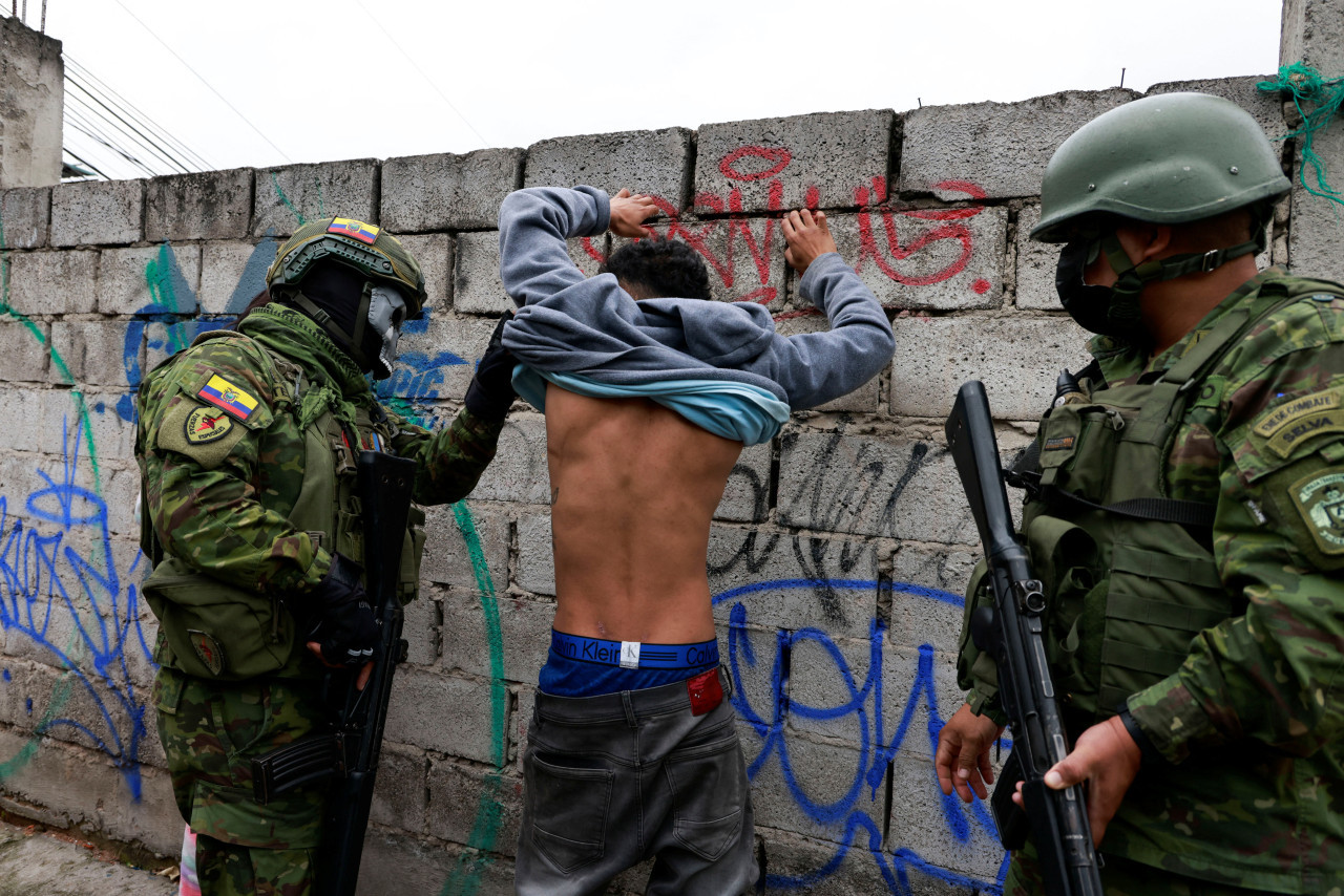 Estado de excepción en Ecuador. Foto: Reuters.