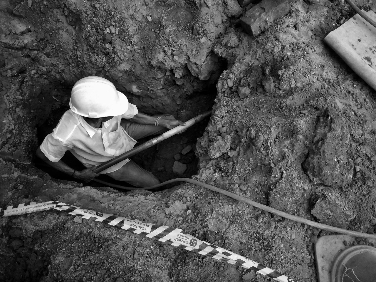 Trabajadores mineros. Pexels