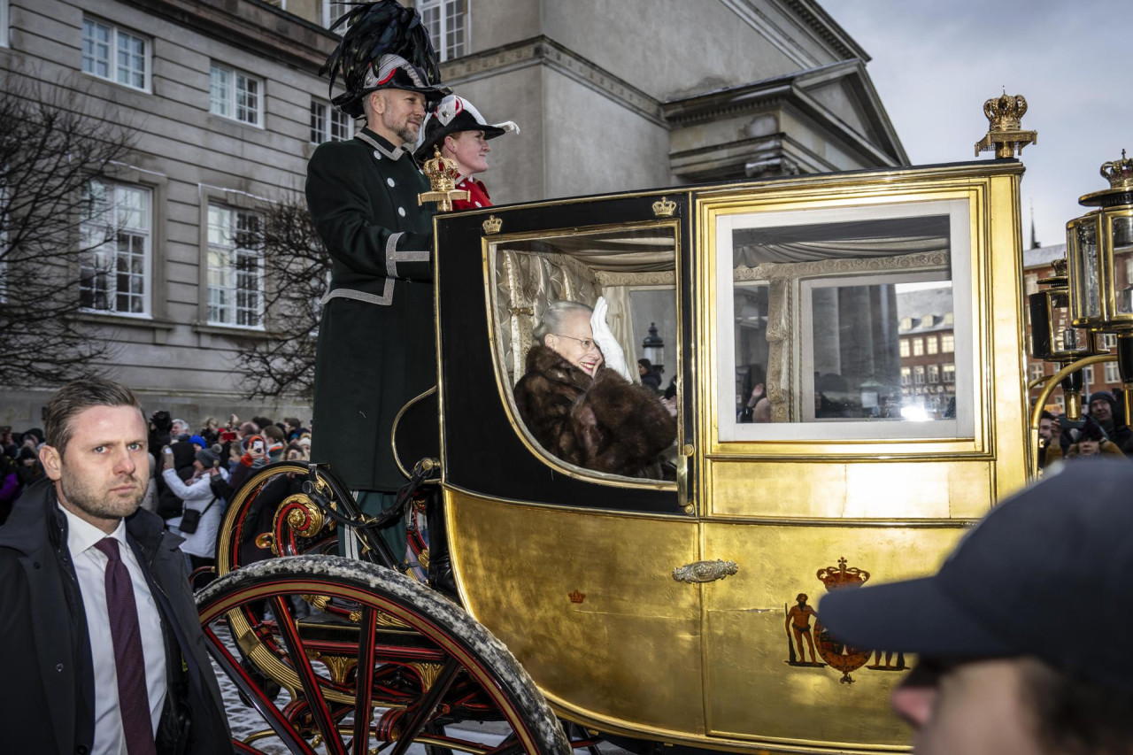 Proclamación del rey Federico X de Dinamarca, abdicación de Margarita II. Foto: Reuters.