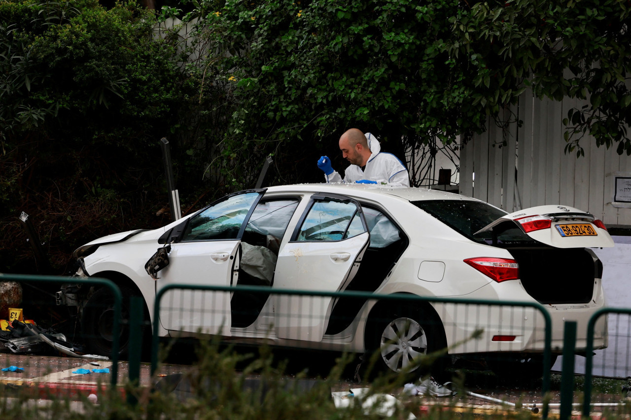 Atentado en Raanana, Israel. Foto: Reuters.