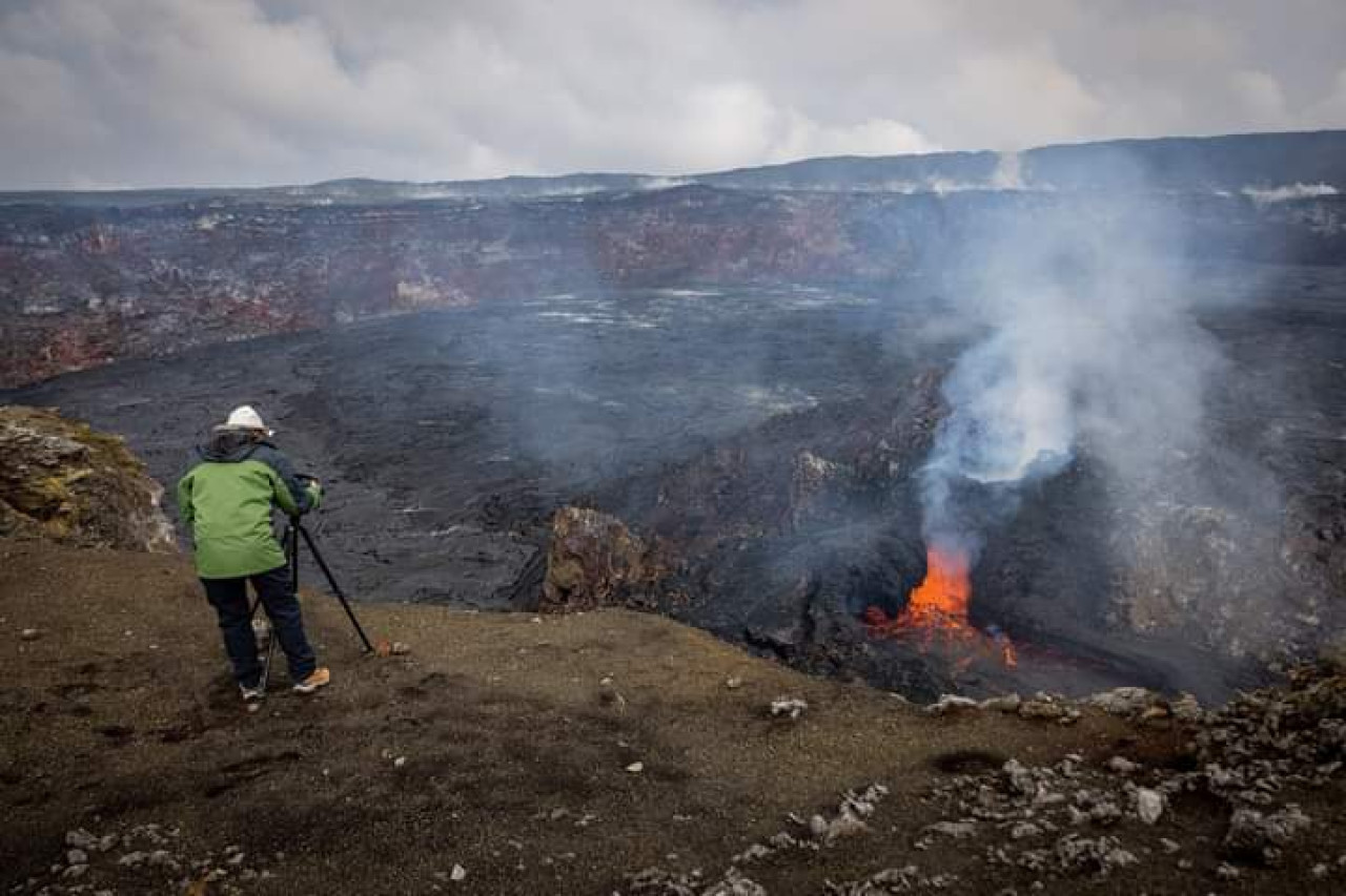 Volcán Krala, el más activo de Islandia. Foto: X/ @GomaFleva