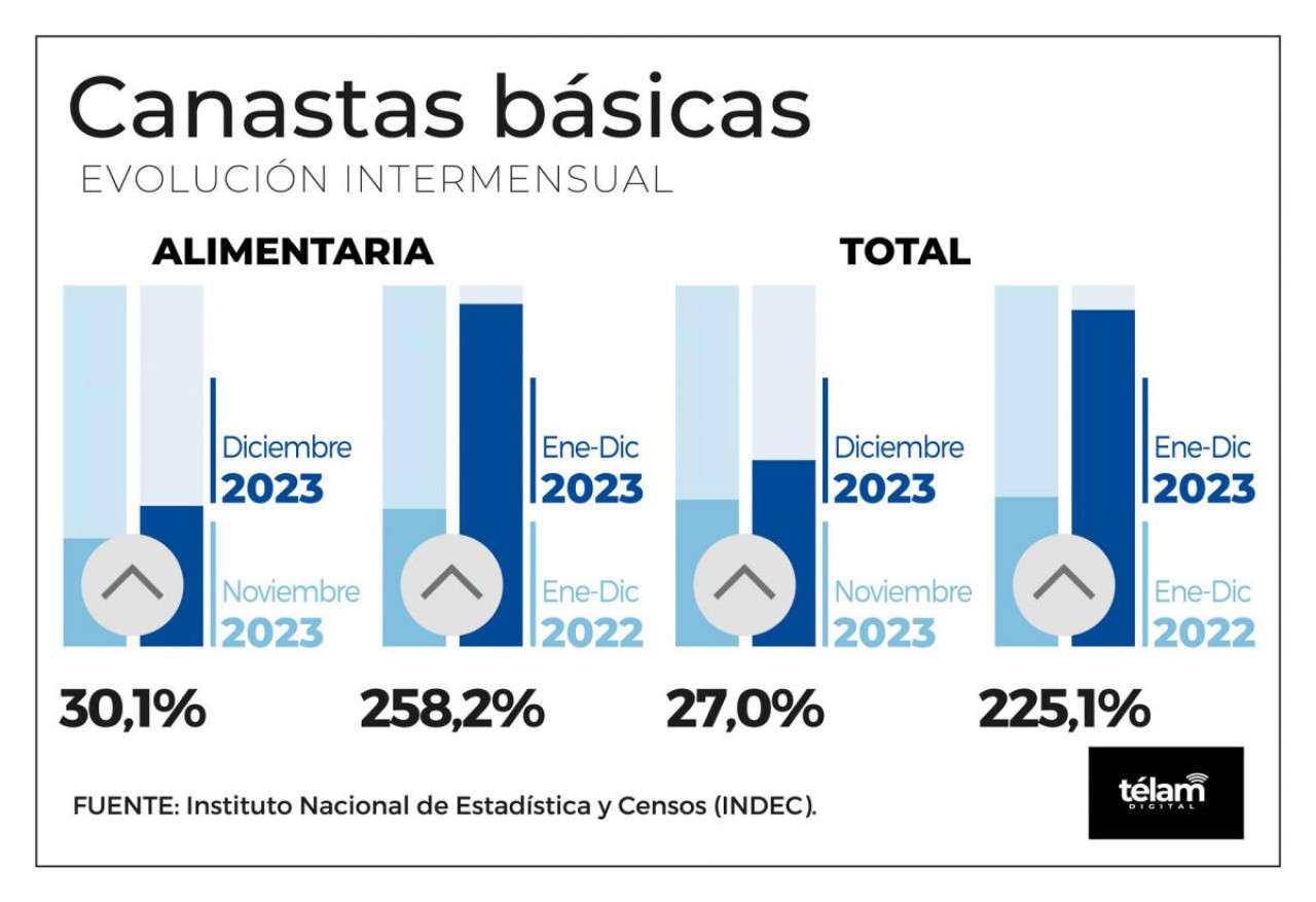 Canasta Básica. Foto: INDEC