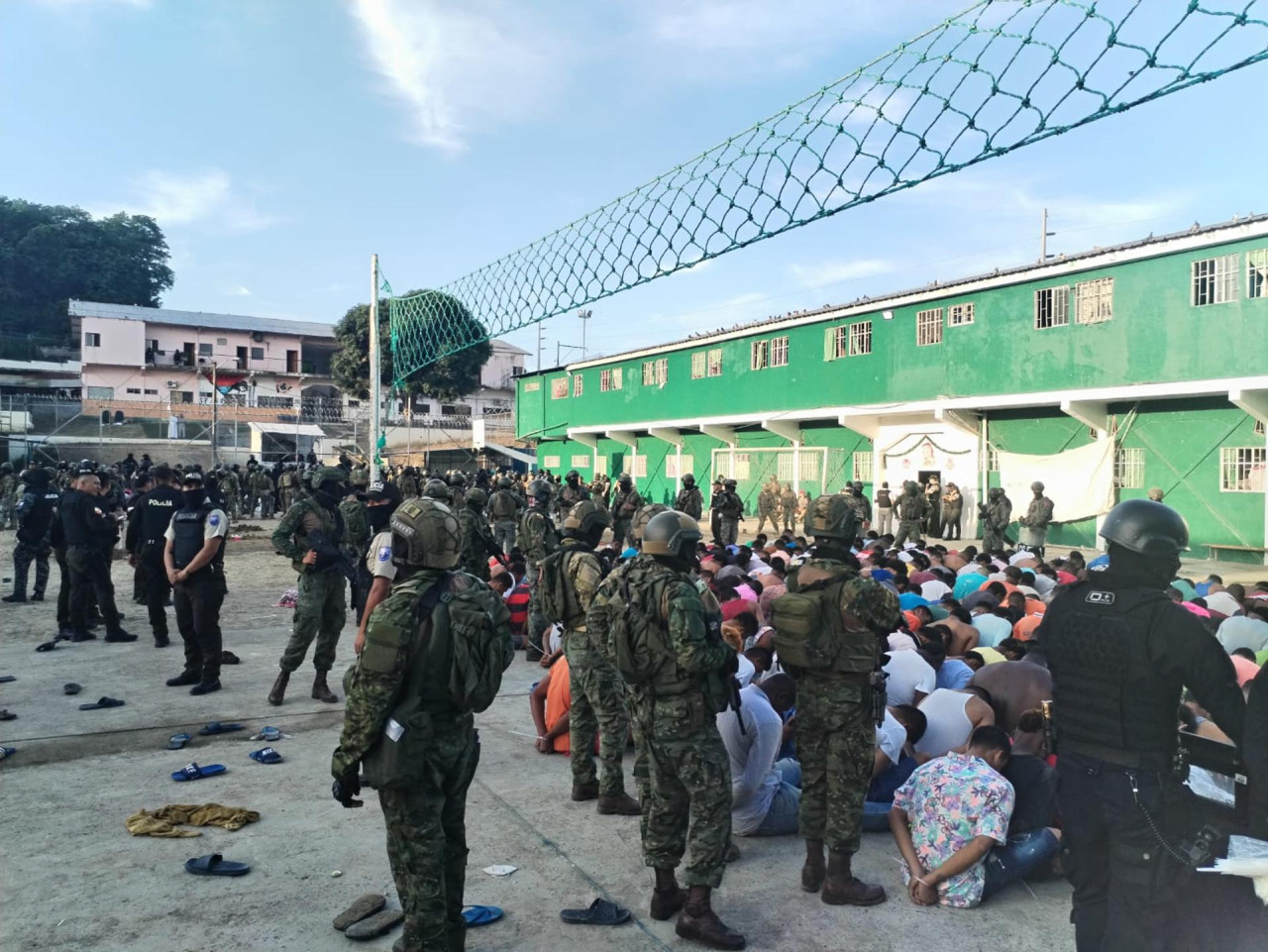 Fuerzas de seguridad de Ecuador. Foto: EFE