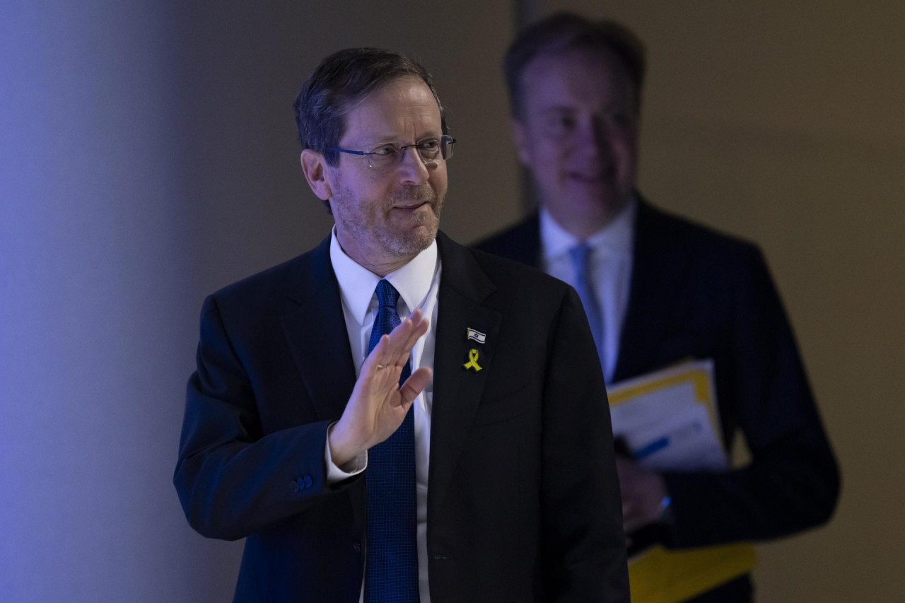 Isaac Herzog, presidente de Israel. Foto: EFE.