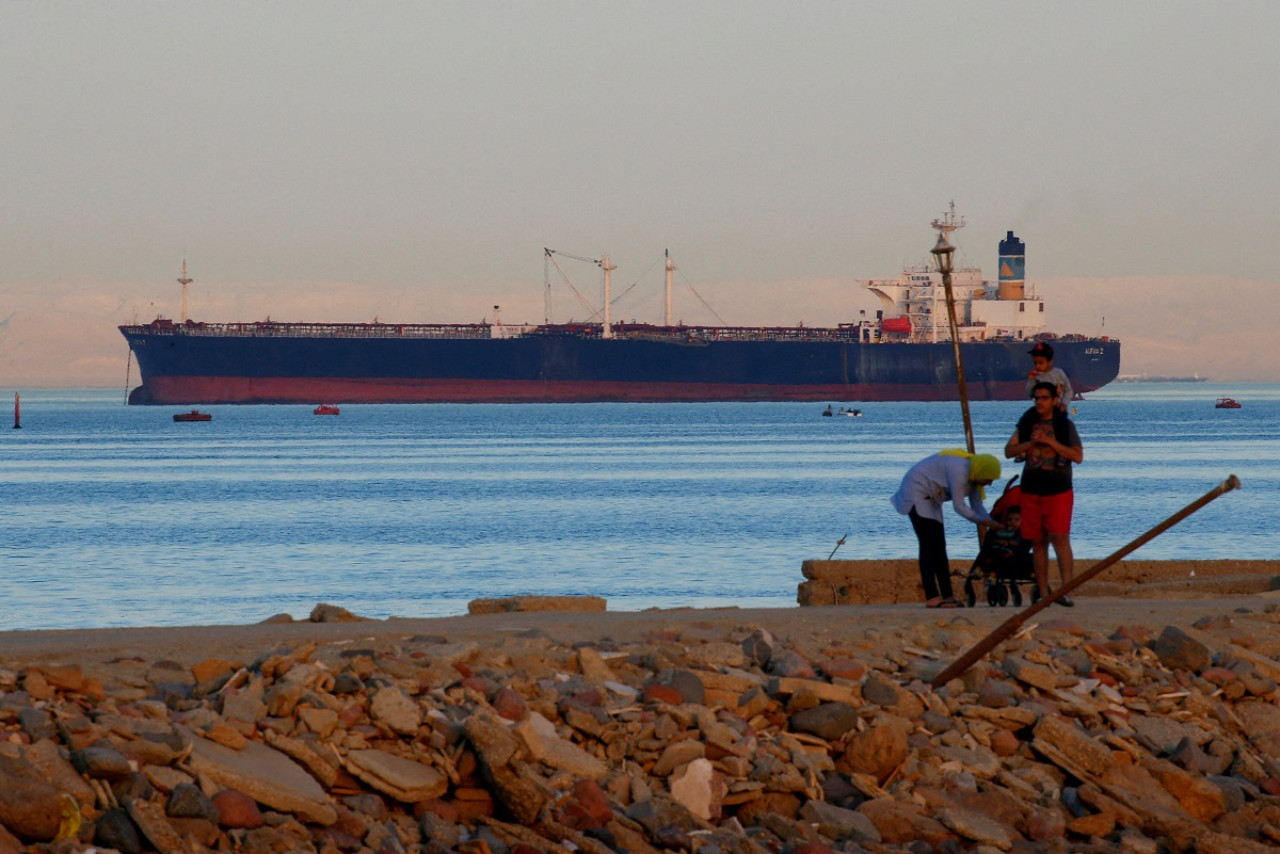 Buque en el mar Rojo. Foto: Reuters.