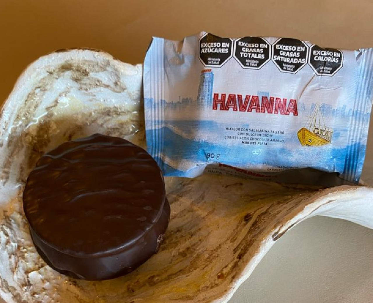 El nuevo alfajor Havanna. Foto: X @alfajoresmdp.