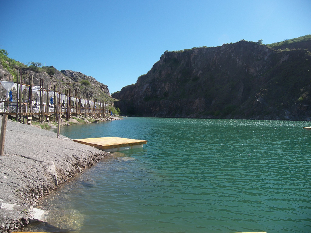 Laguna azul, Córdoba. Foto: X