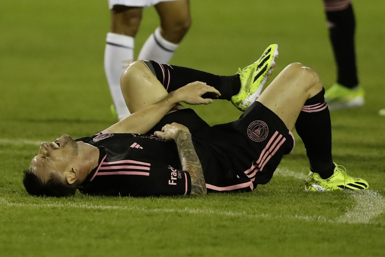 Lionel Messi en el Inter Miami vs Selección de El Salvador. Foto: EFE