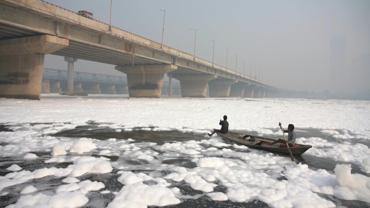 Contaminación en Nueva Delhi. Foto: EFE