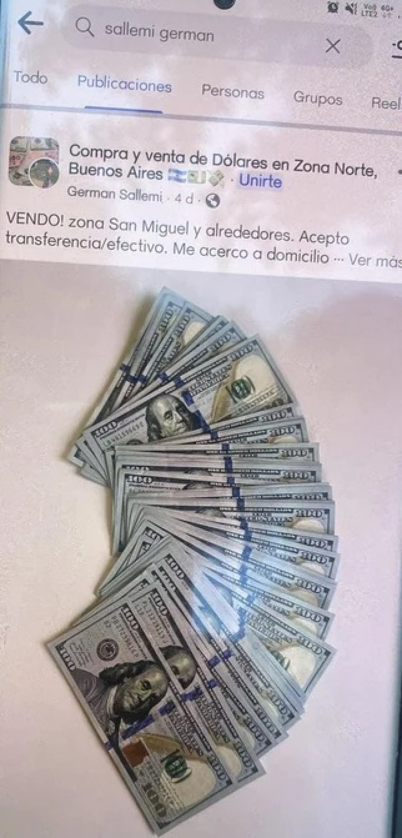 Crimen en el Hindú Club de un joven que vendía dólares por Facebook. Foto: NA.