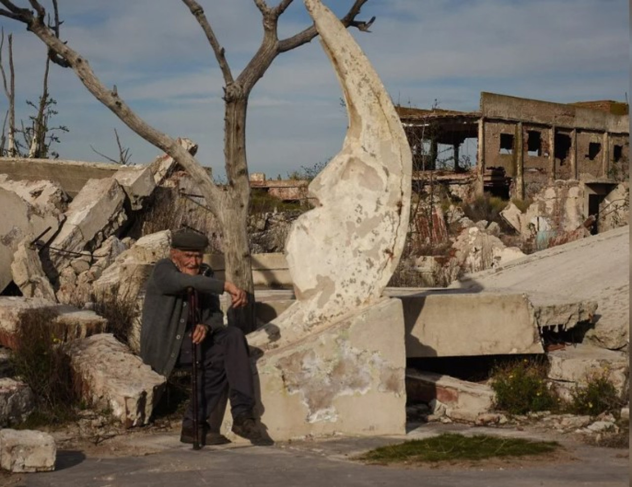 Pablo Novak, el último habitante de Villa Epecuén. Foto:NA