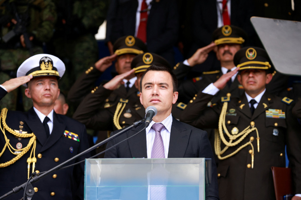 Daniel Noboa, presidente de Ecuador. Foto: Reuters