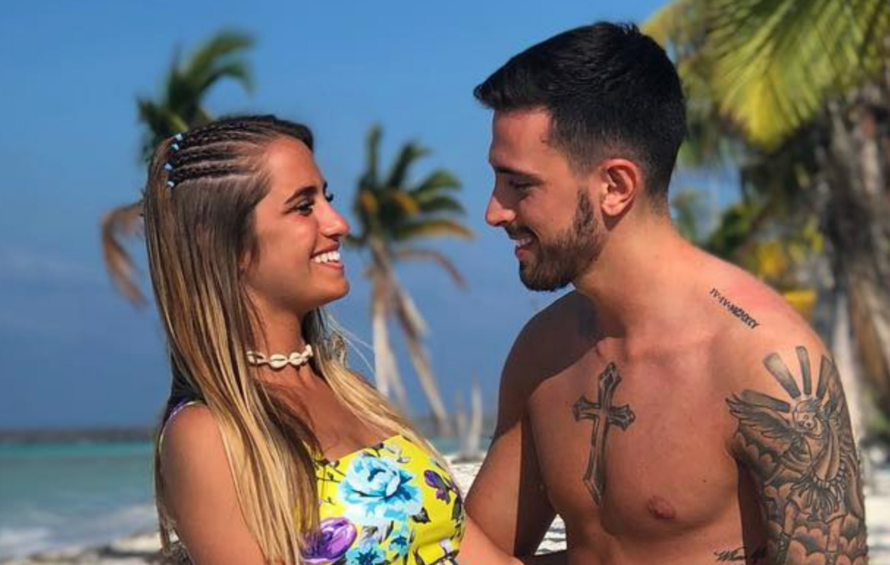 Sabrina de Gran Hermano junto a su novio. Foto: Instagram.