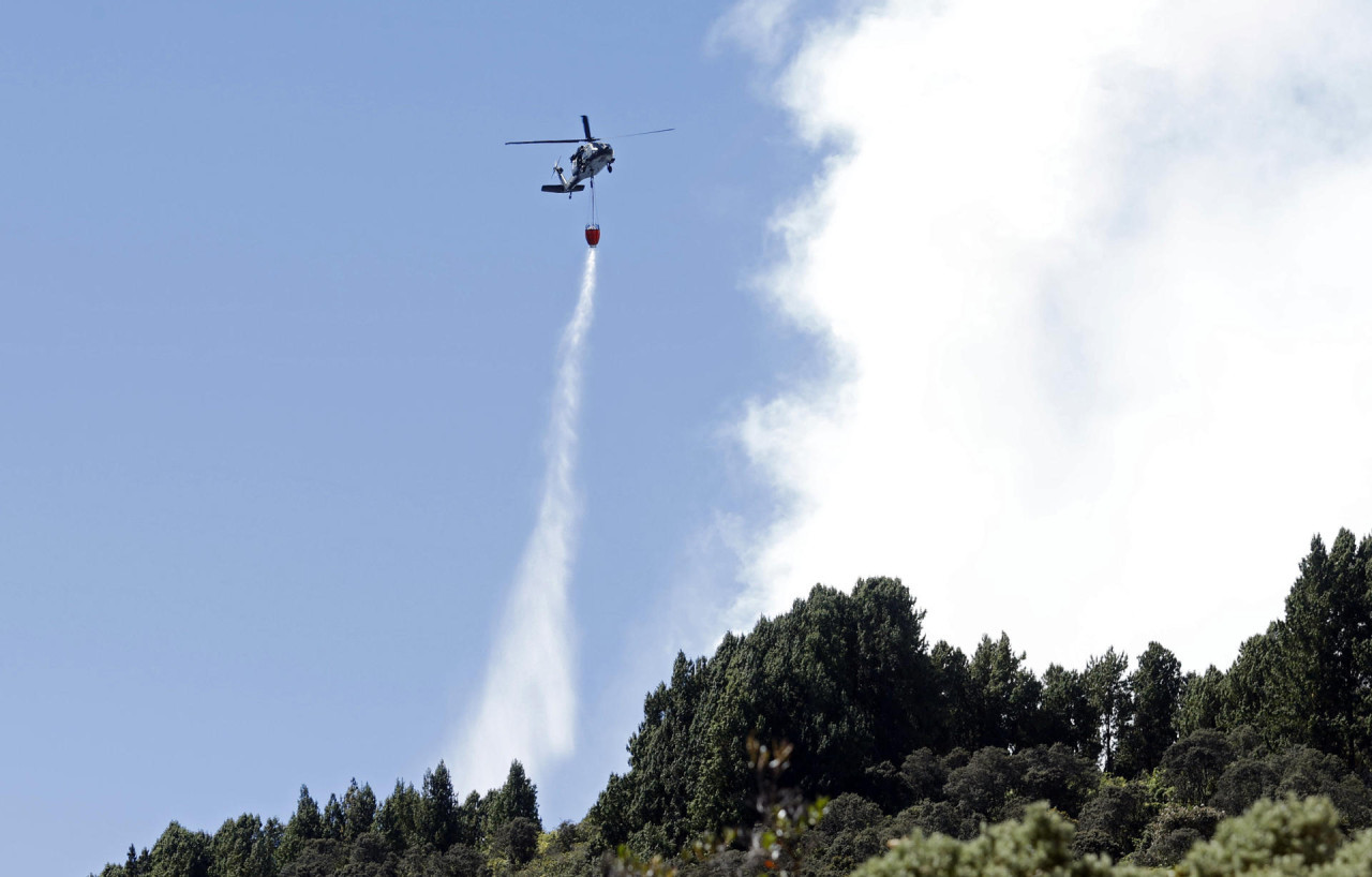 Incendios en Bogotá. Foto: EFE