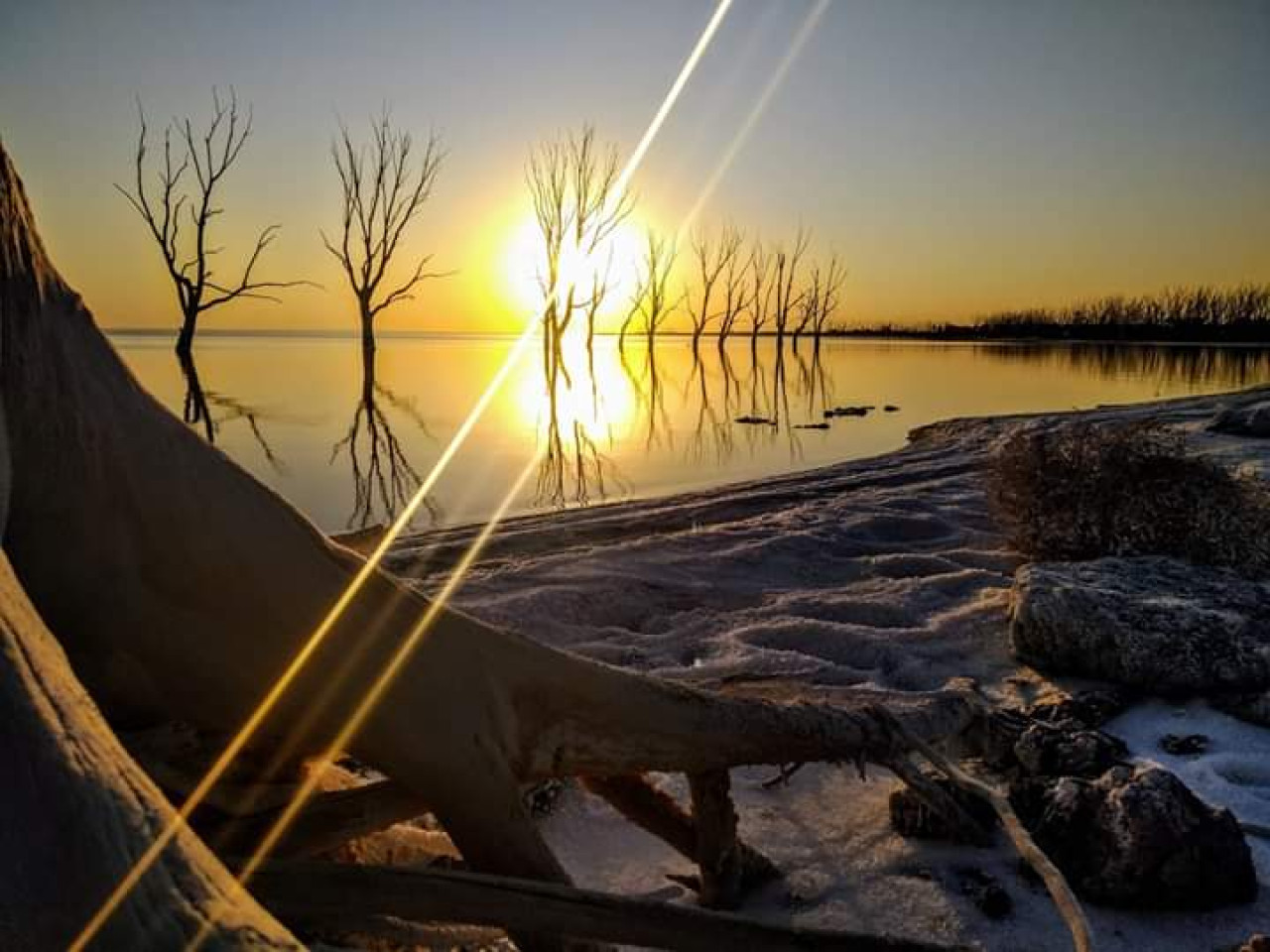 Laguna de Epecuén. Foto: X