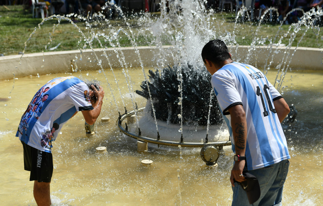 Calor extremo en Argentina. Foto: NA.