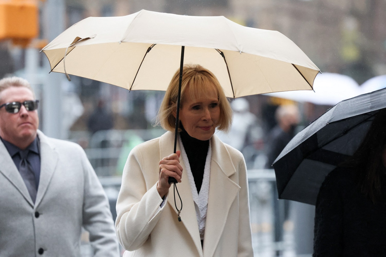 Jean Carroll; juicio por difamación contra Donald Trump. Foto: Reuters