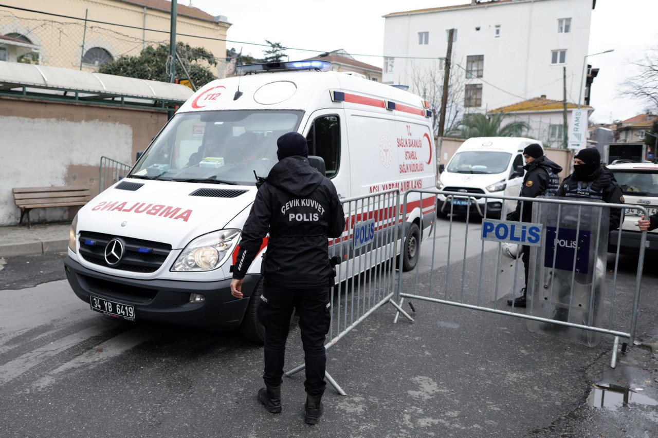 Ataque a una iglesia en la ciudad turca de Estambul. EFE