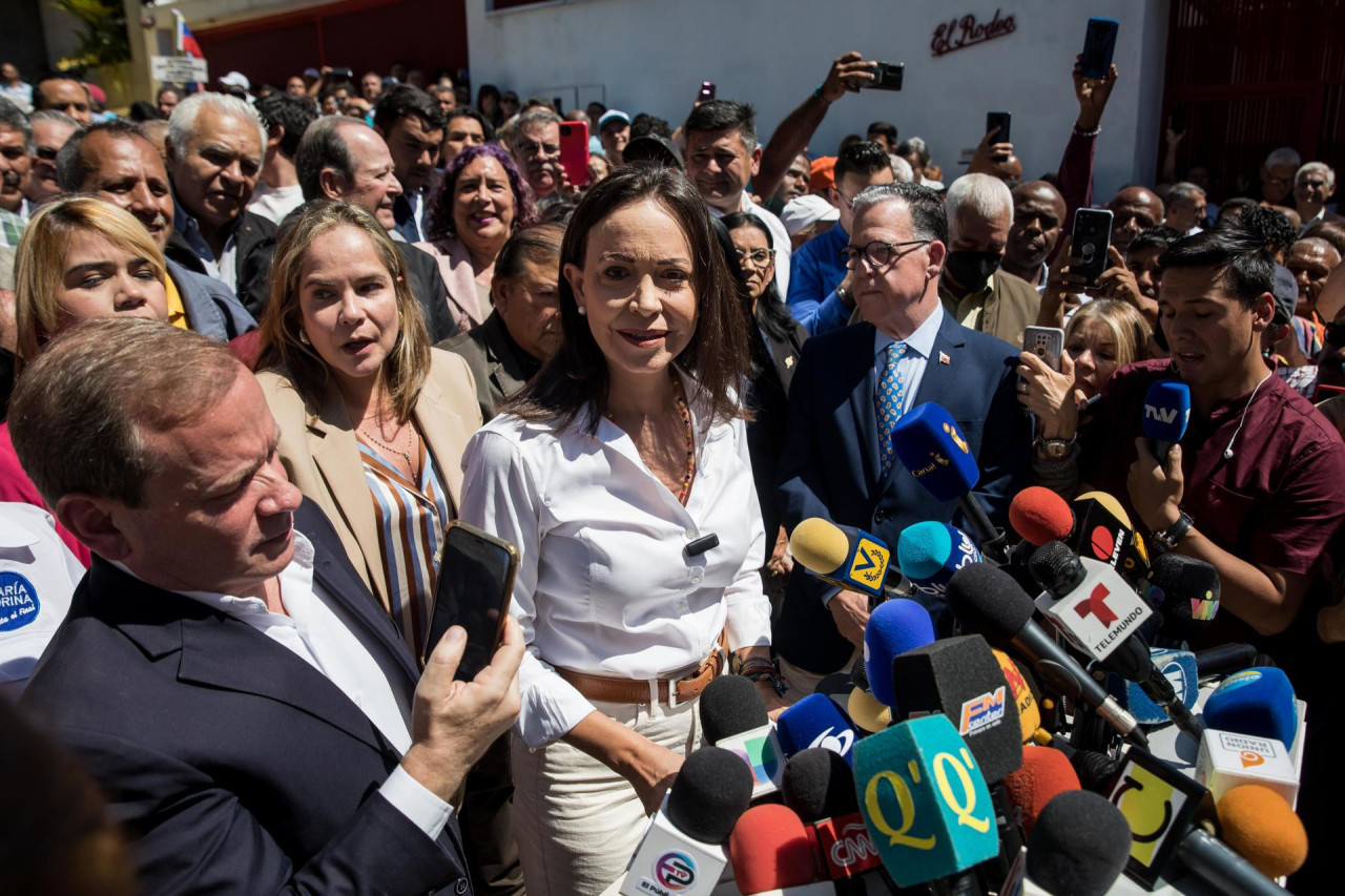 María Corina Machado; Venezuela. Foto: EFE.