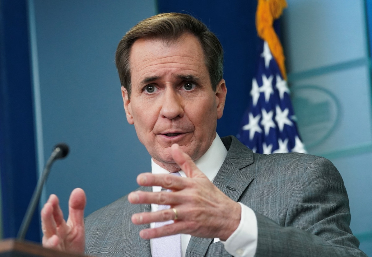 John Kirby, portavoz del Consejo de Seguridad Nacional de la Casa Blanca. Foto: Reuters.