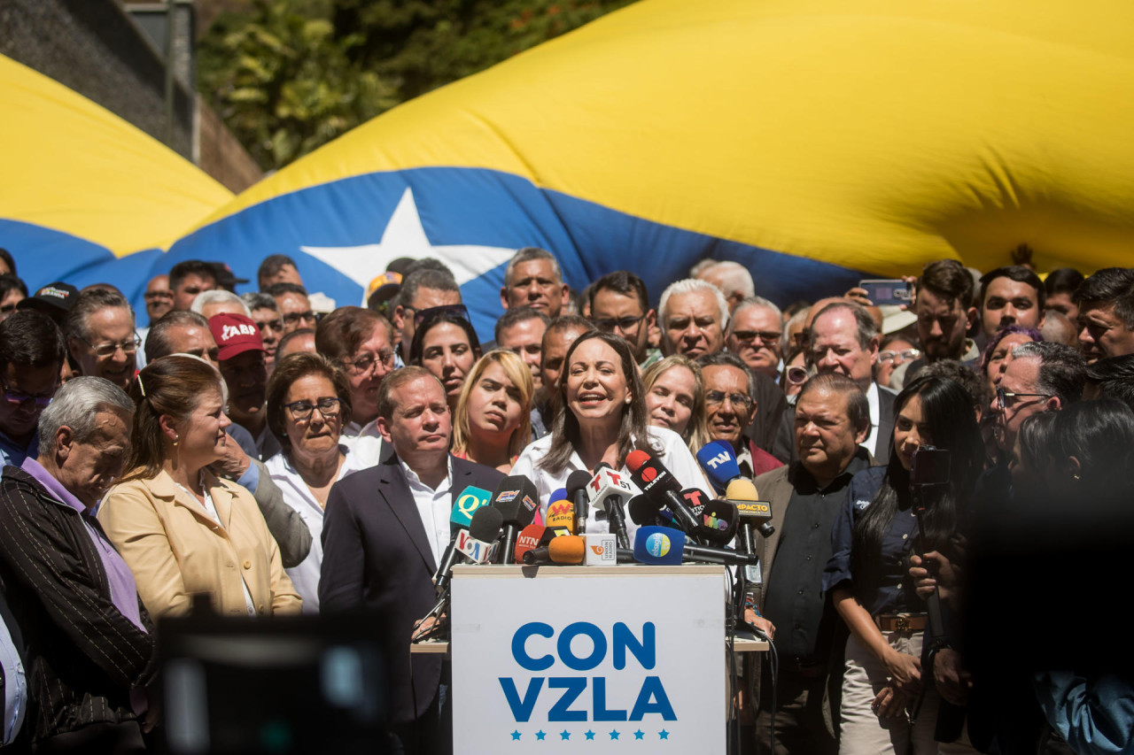 Corina Machado, Venezuela. Foto: EFE