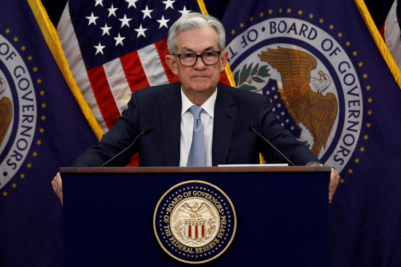 Jerome Powell, presidente de la Fed. Foto: Reuters