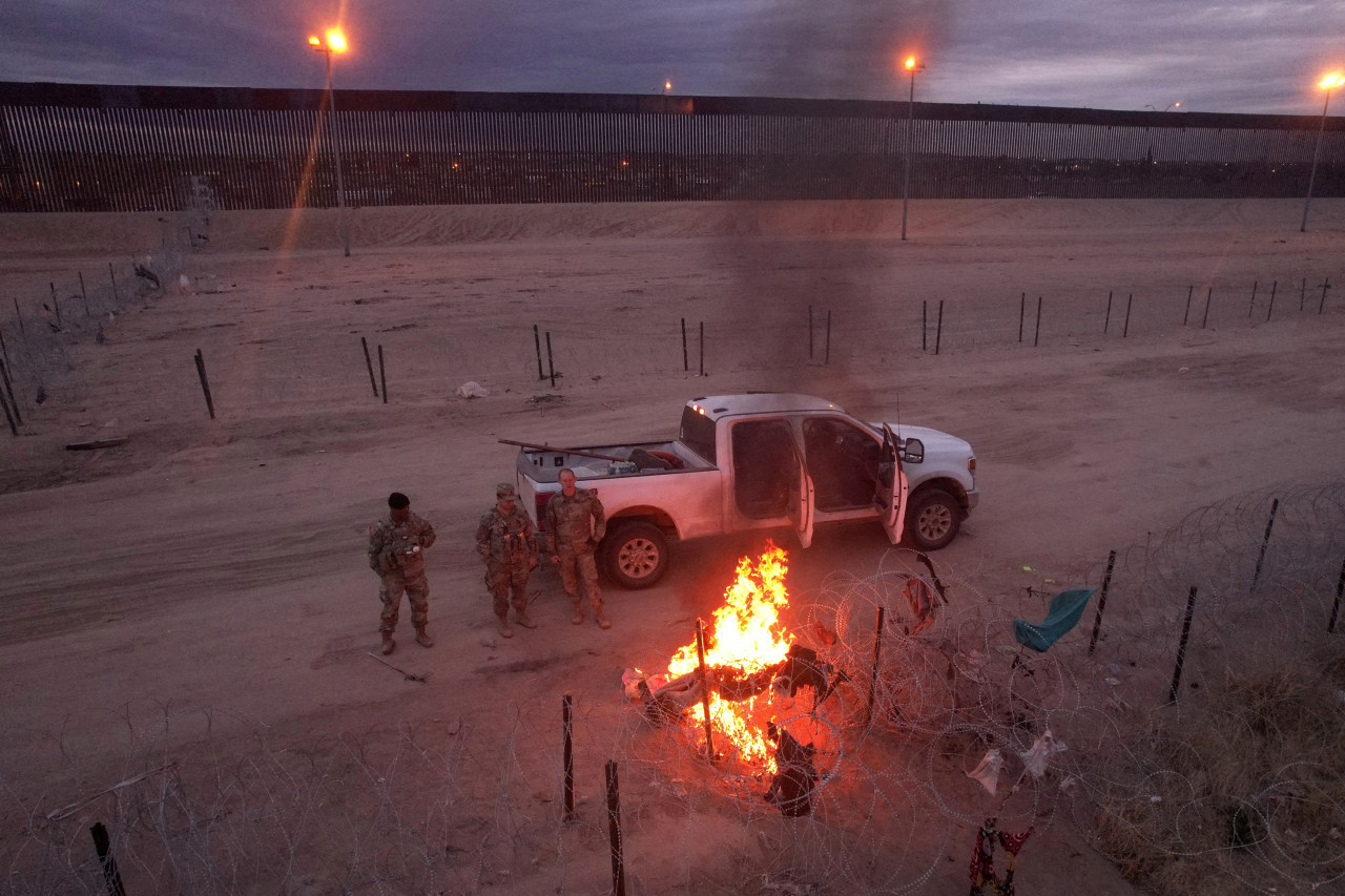 Controles en la frontera entre México y el estado de Texas. Foto: REUTERS.