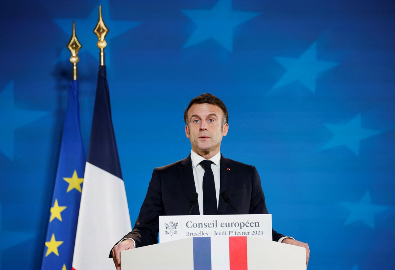 Emmanuel Macron, presidente de Francia. Foto: Reuters.