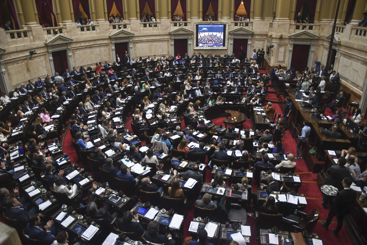 Sesión de Diputados. Foto: Télam