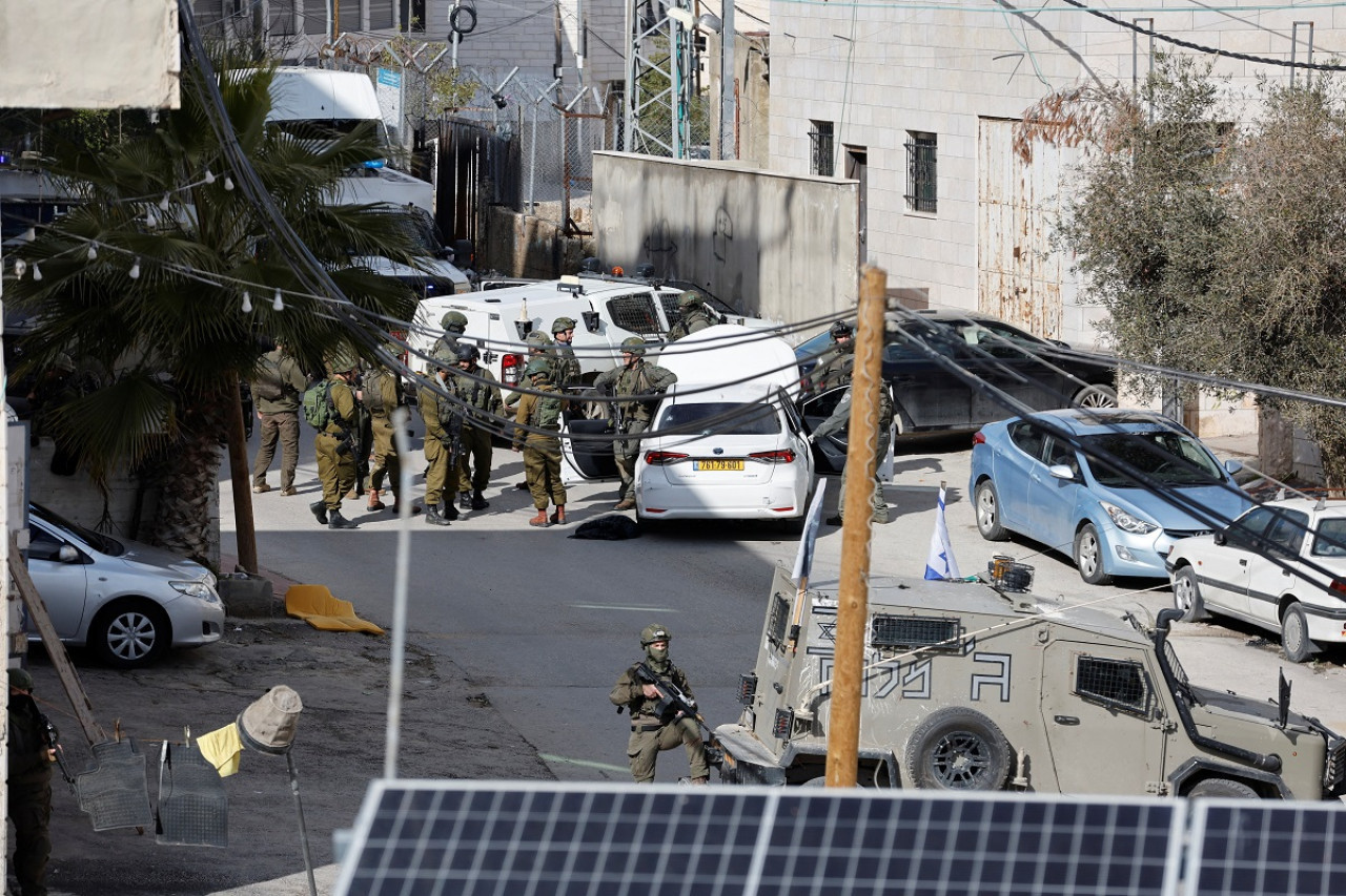 Tropas israelíes en Cisjordania. Foto: Reuters.