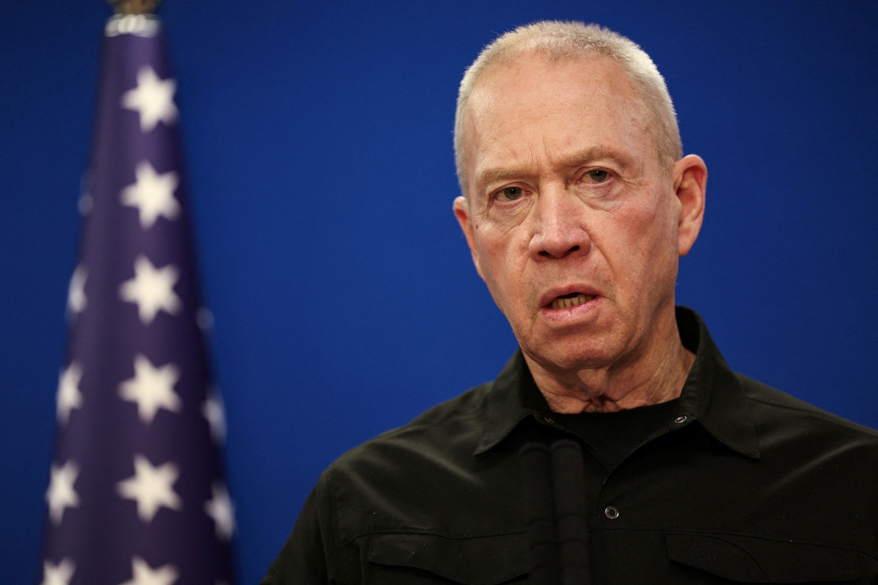 Yoav Gallant, ministro de Defensa de Israel. Foto: REUTERS.