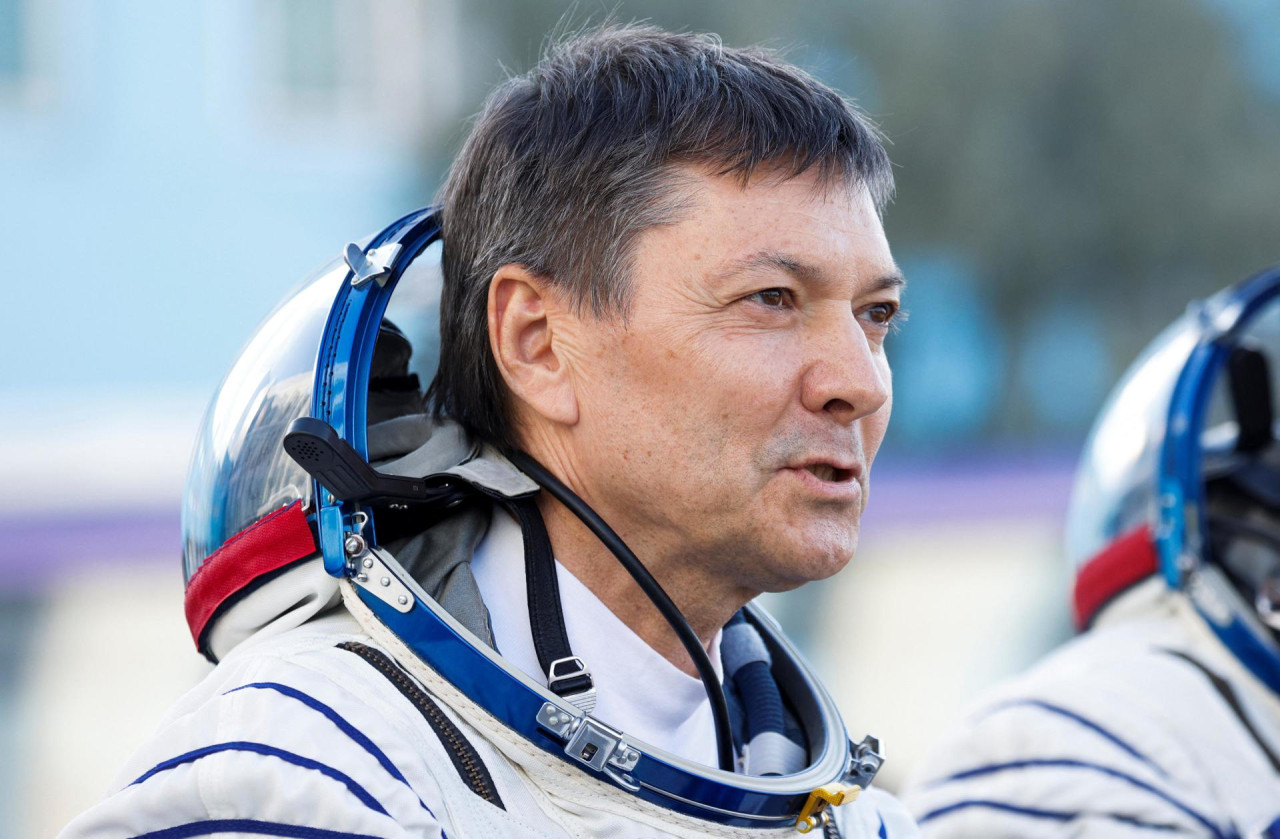 El cosmonauta ruso Oleg Kononenko establece el récord de mayor tiempo en el espacio. Foto: EFE