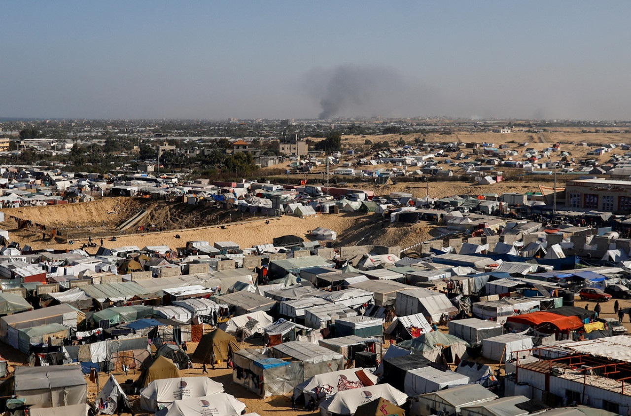 Destrucción en Jan Yunis. Foto: Reuters.