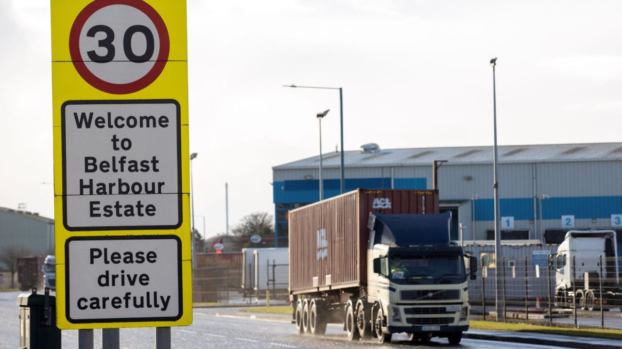 Frontera entre las dos Irlandas. Foto: EFE