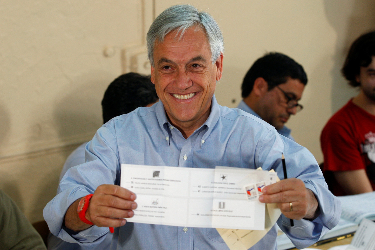 Sebastián Piñera, ex presidente de Chile. Foto: EFE