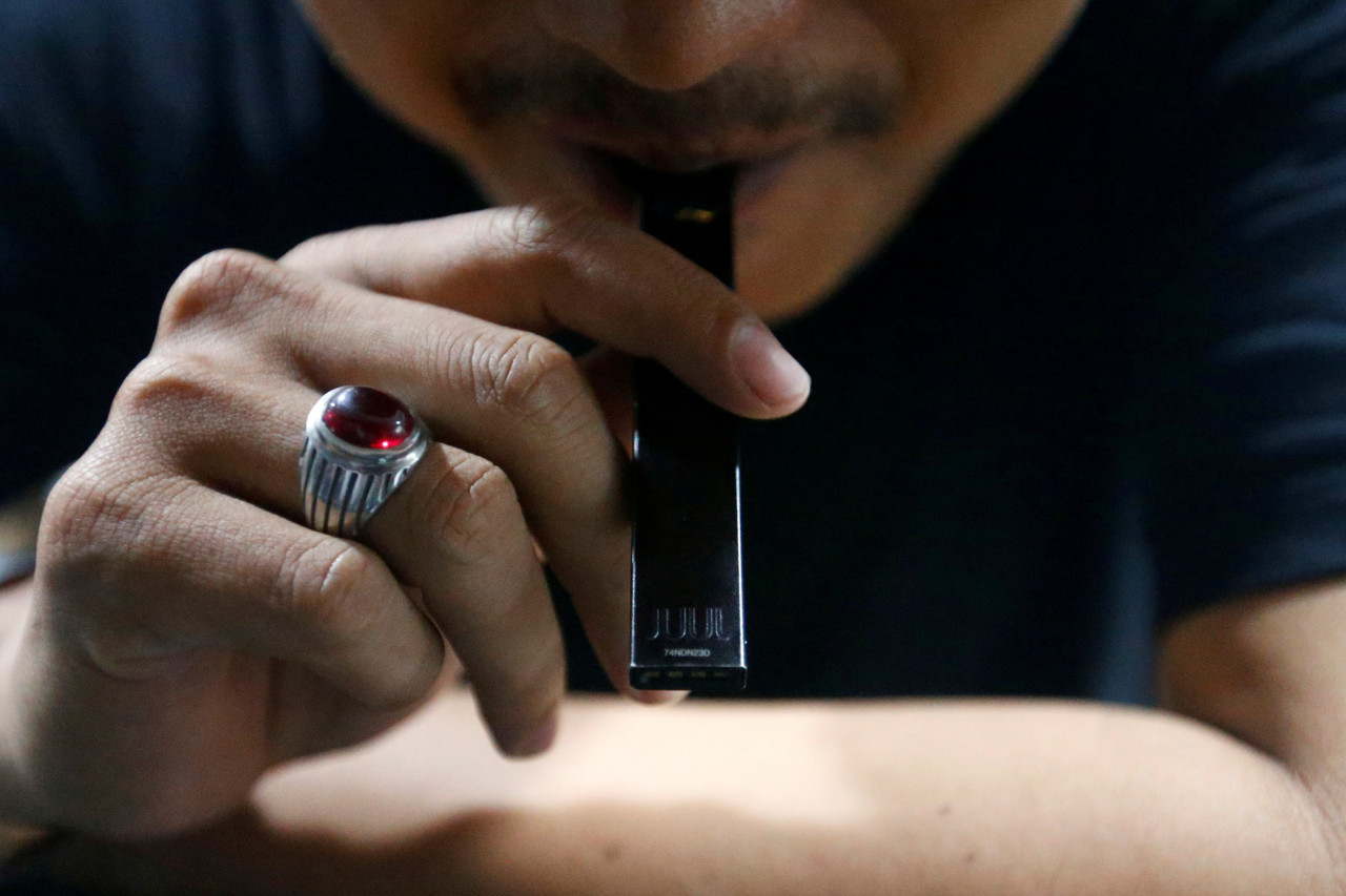 Vapeador. Foto: Reuters