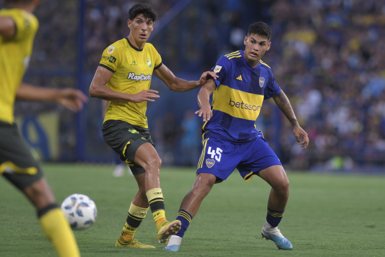 Boca vs Defensa y Justicia. Foto: Télam