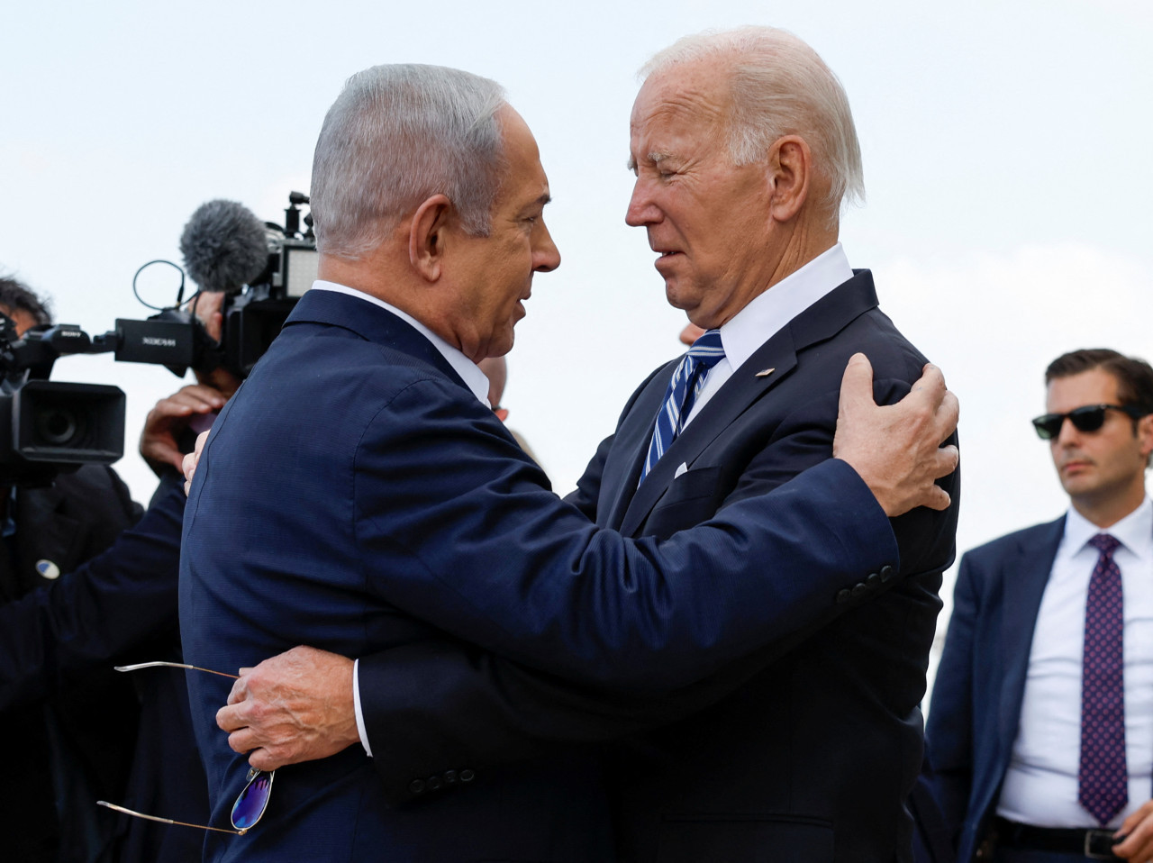 Joe Biden y Benjamín Netanyahu. Foto: NA