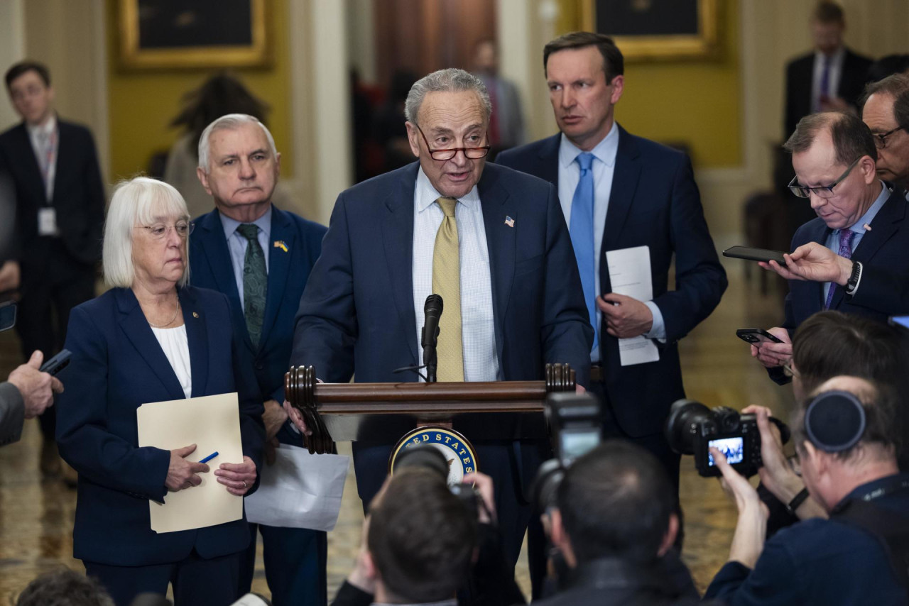 Jefe de la mayoría del Senado de EEUU, Chuck Schumer. Foto: EFE