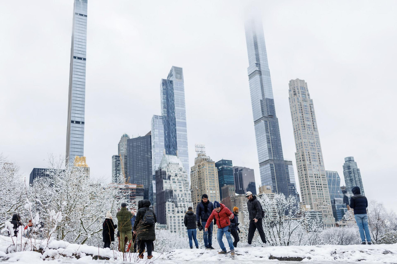 Tormenta de nieve en EE.UU.. Foto: EFE