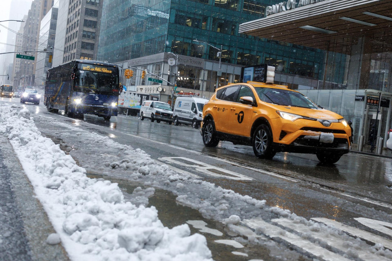 Tormenta de nieve en EE.UU.. Foto: EFE