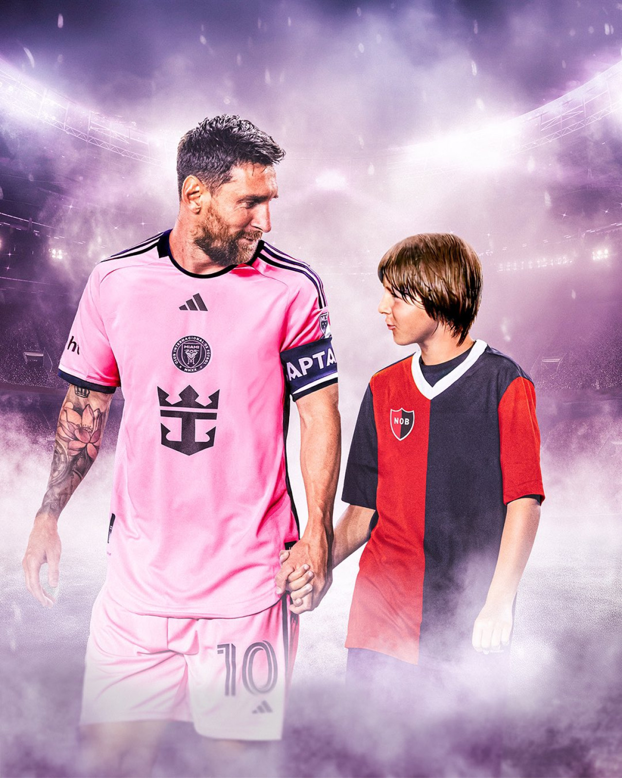 Inter Miami vs. Newell´s, el jueves a las 21:30. Foto: X @InterMiamiCF